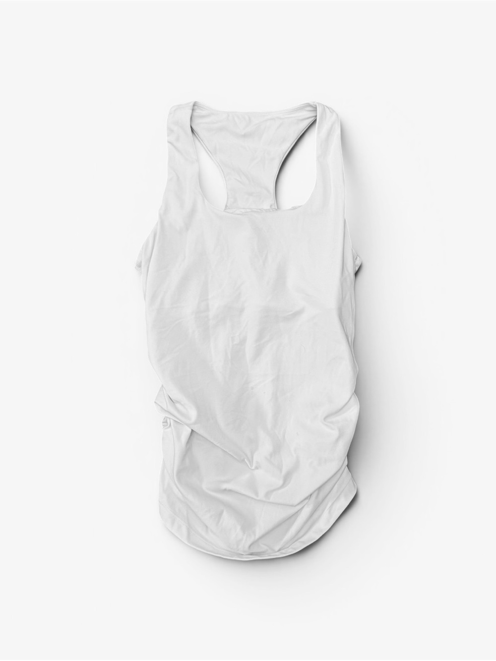 Maternity CRZ YOGA Women’s White Racerback Tank Top
